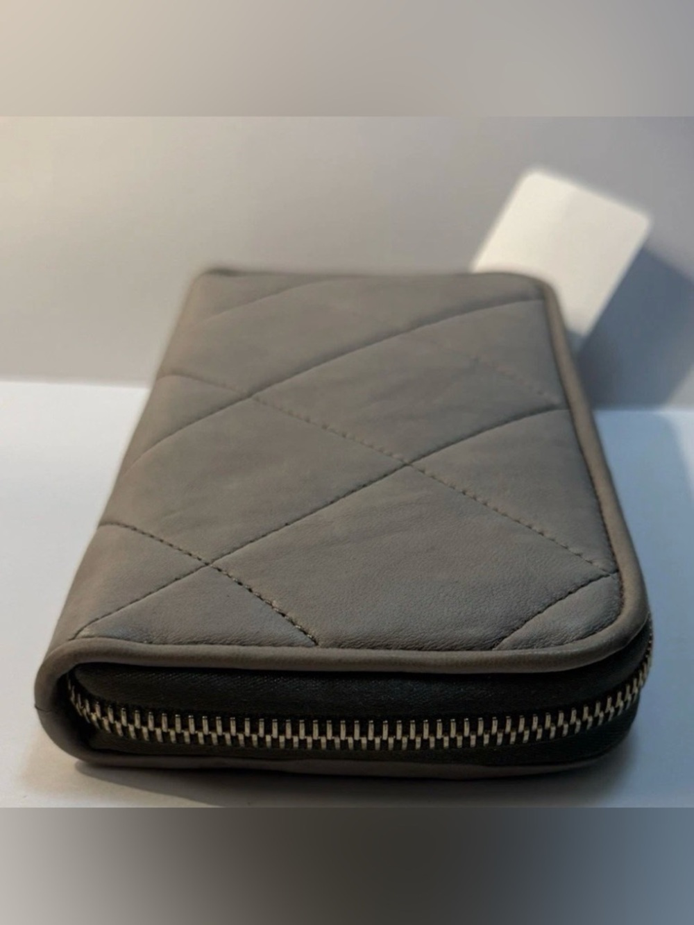 NWT $485 LANVIN Amalia Large Zip Around Continental Wallet Tan
Leather